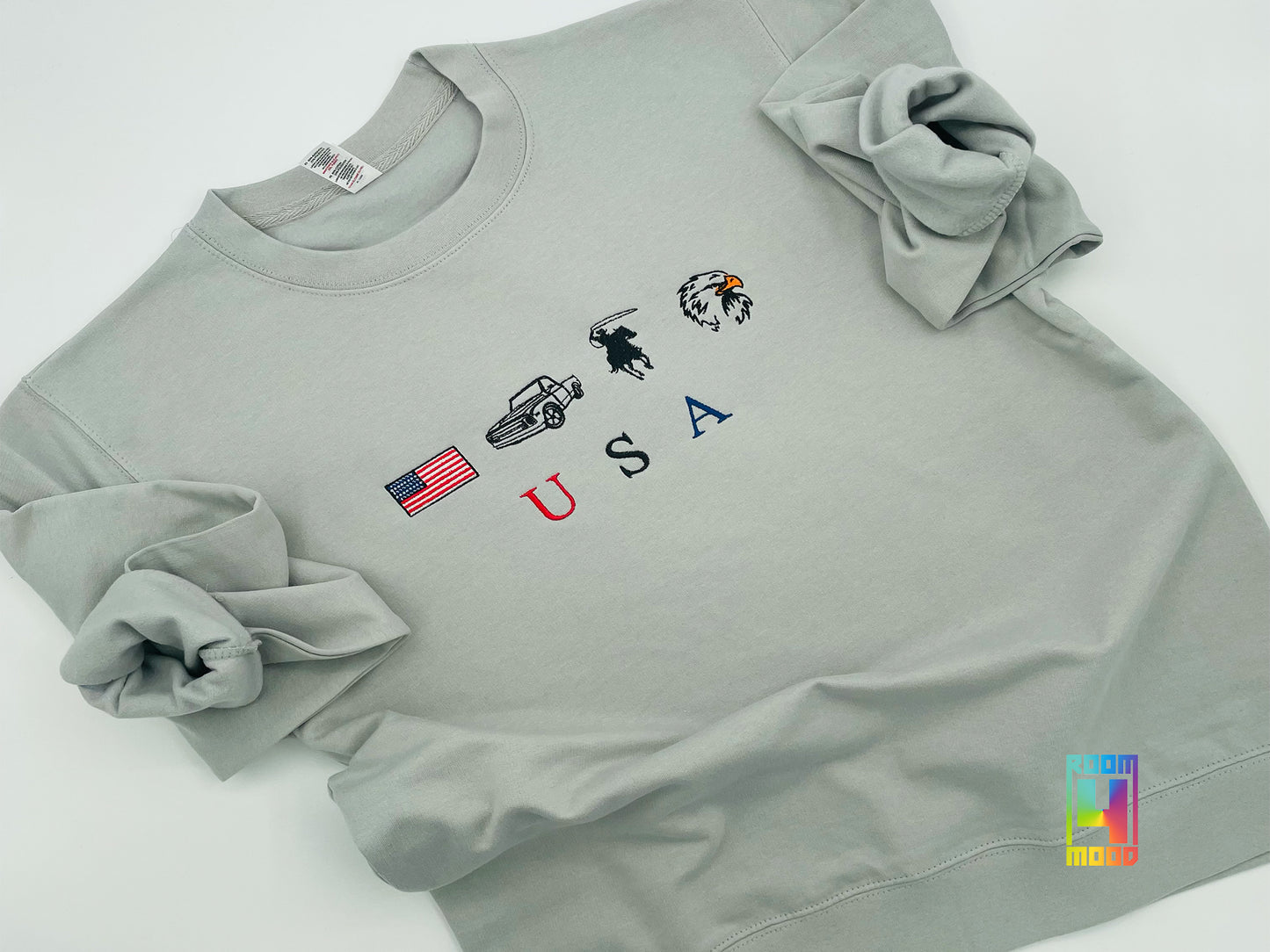 USA Patriot Sweatshirt Embroidery Sweatshirt