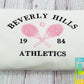 Beverly Hills Athletics Club Embroidered Sweatshirt, Embroidery crewneck, California State, Rodeo Drive Sweatshirt. Tennis retro shirt