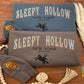 Sleepy Hollow embroidery sweatshirt with sleeve emvroidery