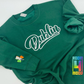 Dublin Ireland Embroidered Sweatshirt, Clover sleeve embroidery, St Patricks Day Sweatshirt, Saint Patrick's Pullover, Simple Irish Sweater,