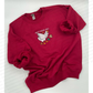 Embroidered Silly Goose Fall embroidery sweatshirt, Y2K Style Embroidered Crewneck, Leaves Fall