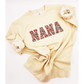 Custom Embroidered Sweatshirt Gift | Mothers Day | Spring Apparel | Floral Nana Shirt | Birthday Gift, Choose any Word/name, mama, gran,bebe