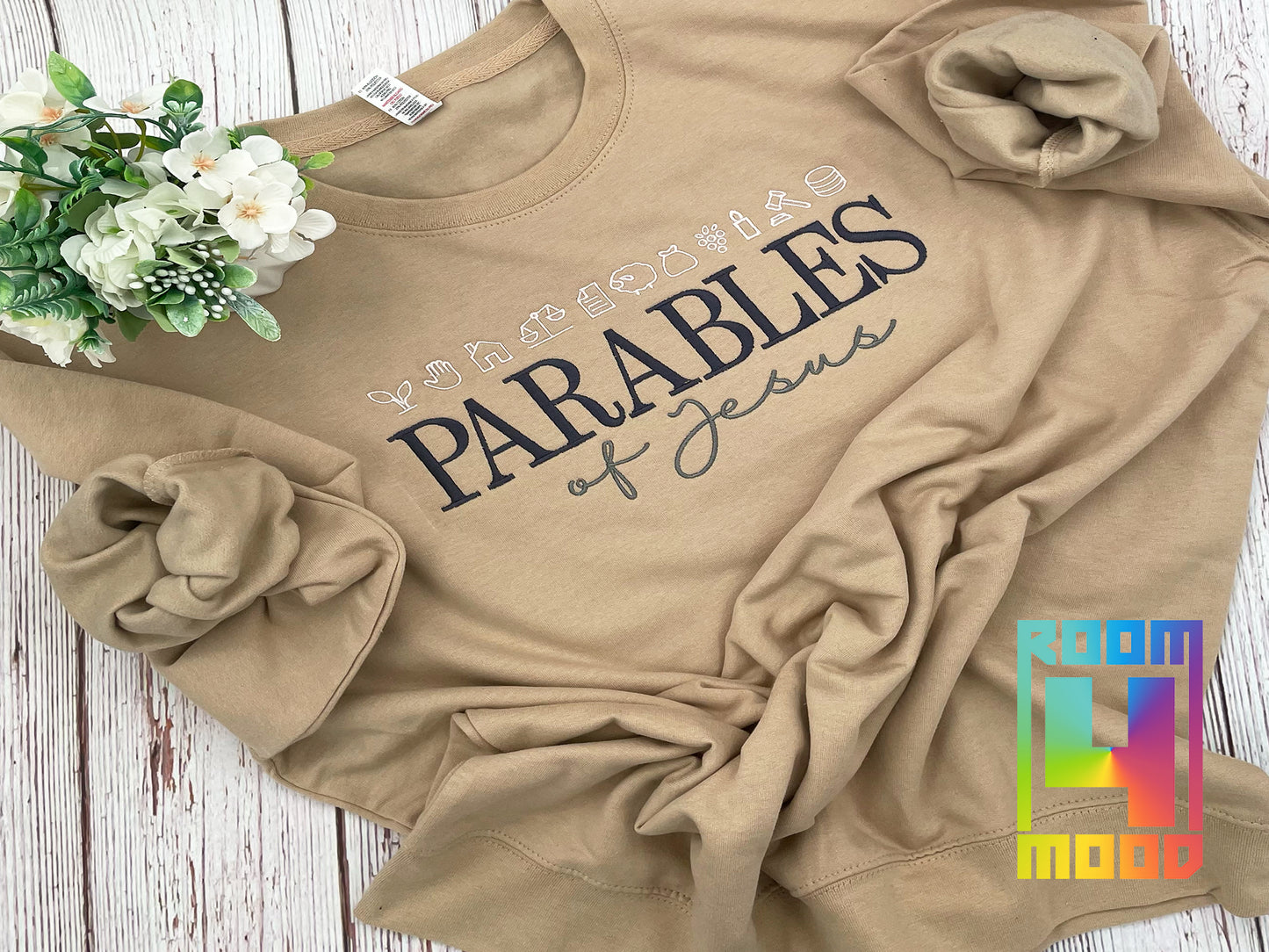 Parables of Jesus Embroidered Sweatshirt