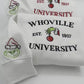 Christmas Sweatshirt, Whoville University Embroidered Sweatshirt, Christmas Embroidery Sweatshirt, Christmas Crewneck, Cute Sleeve