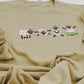 Embroidered Sheep embroidery sweatshirt, Y2K Style Embroidered Crewneck, Funny Humor Sweatshirt, Gift Idea,