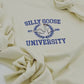 Embroidery EMBROIDERED Silly Goose University, Embroidered Goose Crewneck Sweatshirt, Silly Goose Shirt, Funny Sweatshirt, Funny Shirt,