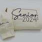 Personalized Senior 2025 Embroidered, Senior 2025 Shirt,Class of 2025 Sweatshirt, Graduate Embroidery, Graduation Shirt, Back to School crew