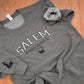 EMBROIDERED - Salem sweatshirt, with sleeve embroidery witch